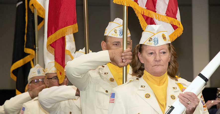 color guard at convention