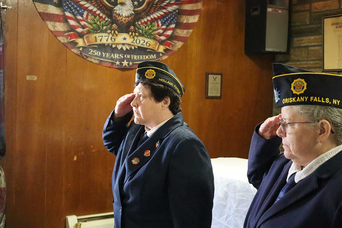 rendering salutes